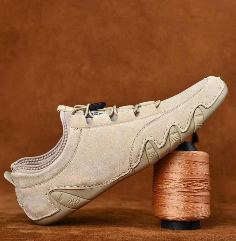 Sandy Męskie Mokasyny Codzienne Buty - Szary