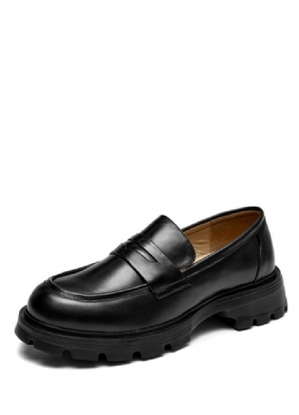 Scala Damskie Buty Typu Loafer Z Okrągłym Noskiem I Płaskim Czubkiem