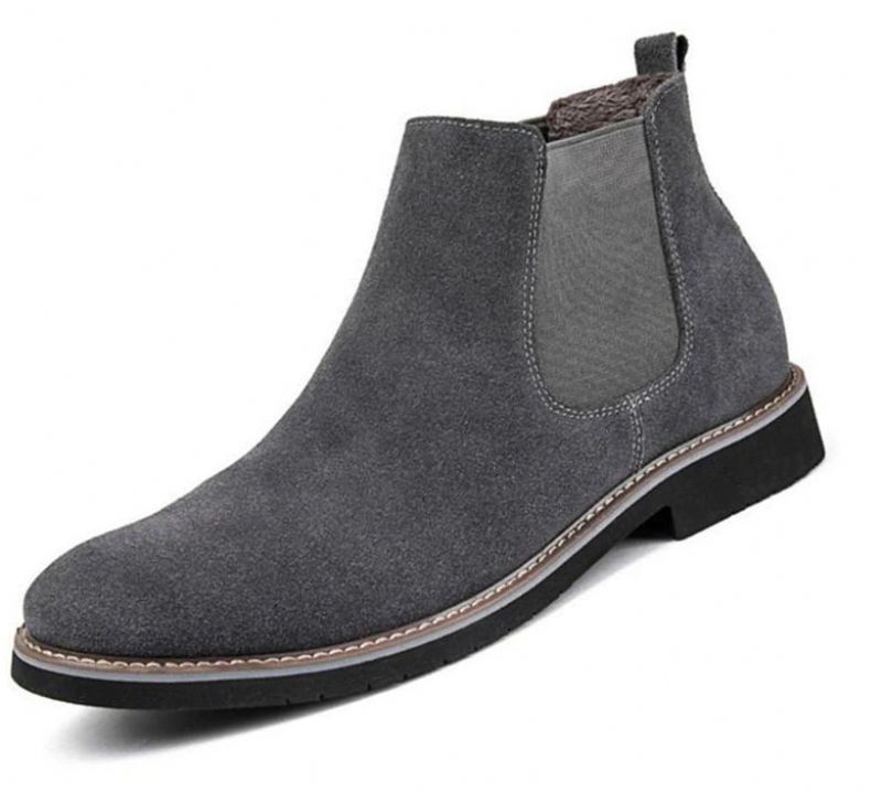 Segan Buty Chelsea Męskie - Szary
