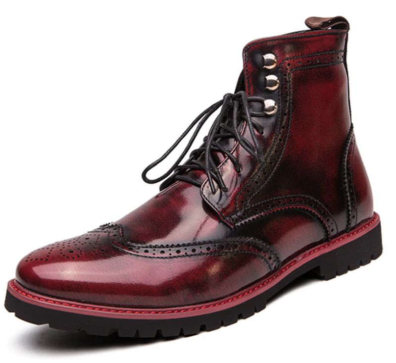 Segovia Męskie Buty Klasyczne - Burgund