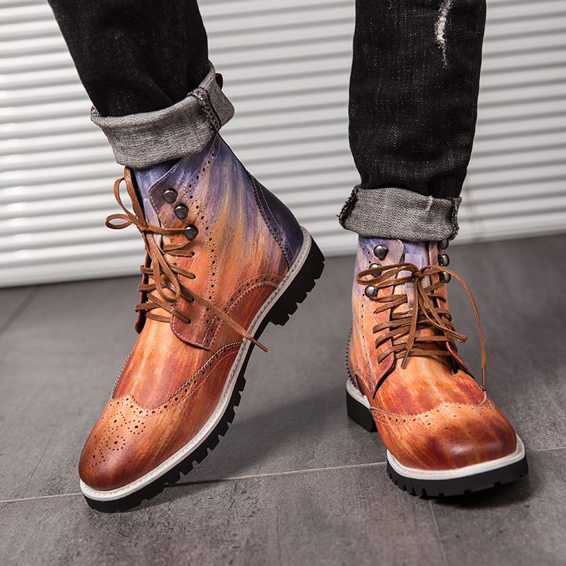 Segovia Męskie Buty Klasyczne - Burgund