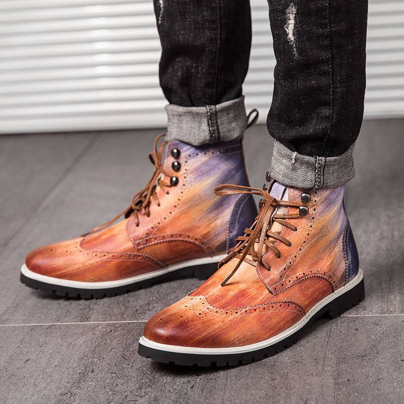 Segovia Męskie Buty Klasyczne - Burgund