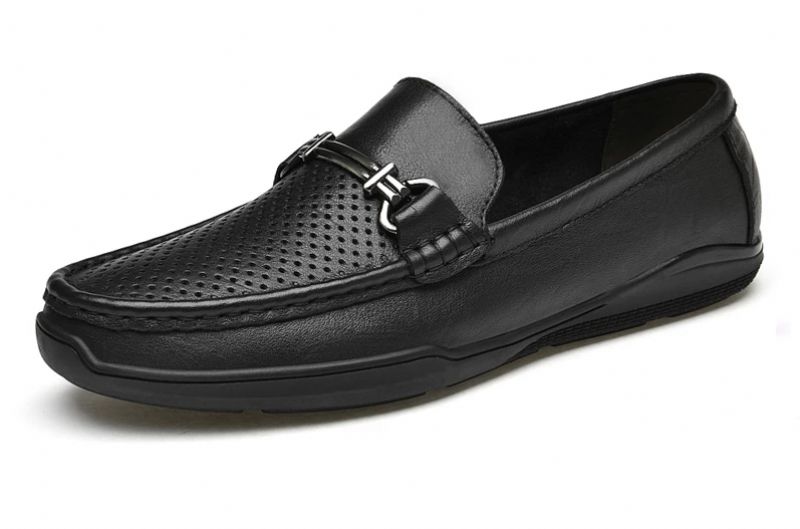 Segundo Męskie Mokasyny Casualowe Buty - Czarny