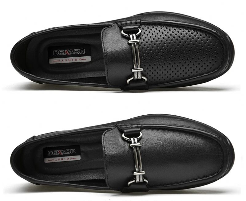 Segundo Męskie Mokasyny Casualowe Buty - Czarny
