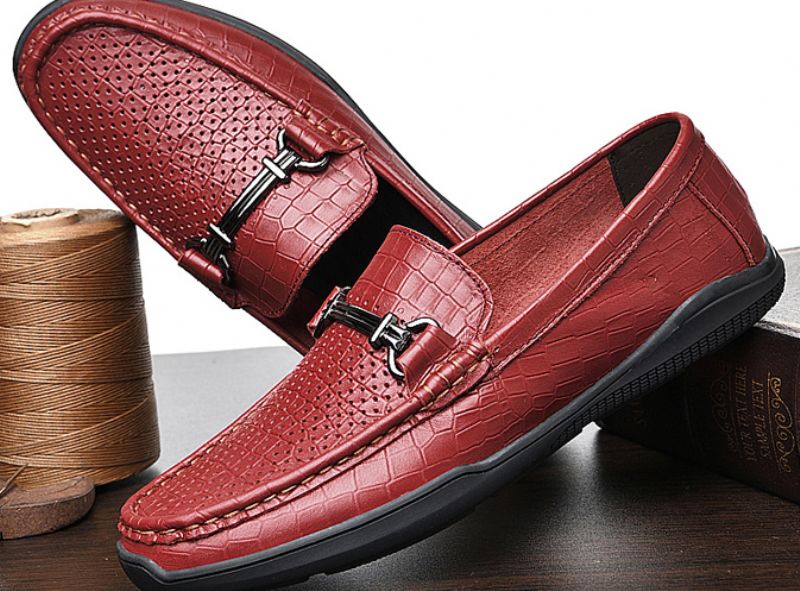 Segundo Męskie Mokasyny Casualowe Buty - Czarny