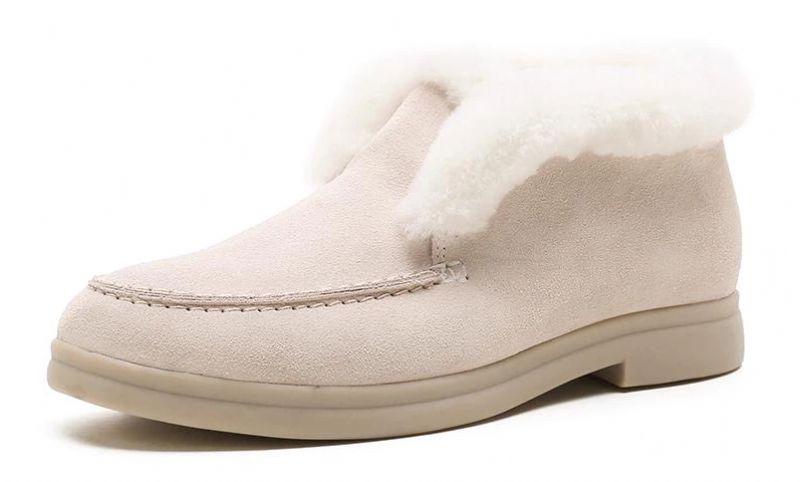 Sella Damskie Ciepłe Zimowe Buty Śnieżne - Beżowy
