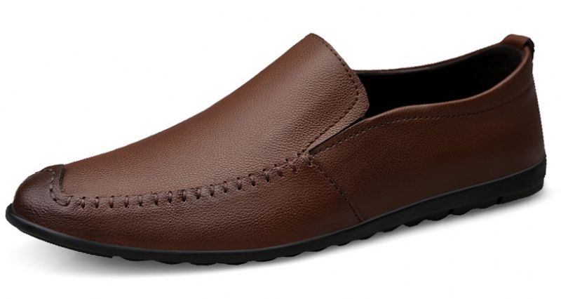 Shake Męskie Mokasyny Wygodne Buty - Kawa