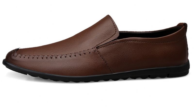 Shake Męskie Mokasyny Wygodne Buty - Kawa