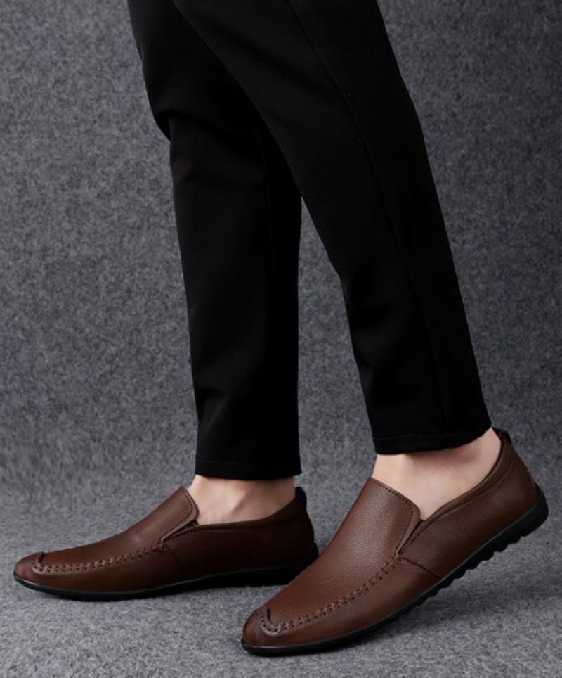 Shake Męskie Mokasyny Wygodne Buty - Kawa