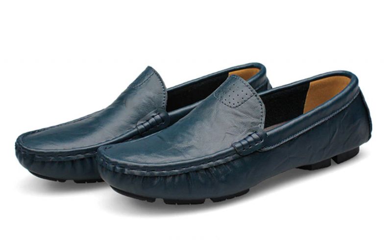 Shake Mokasyny Męskie Buty Casualowe - Czarny