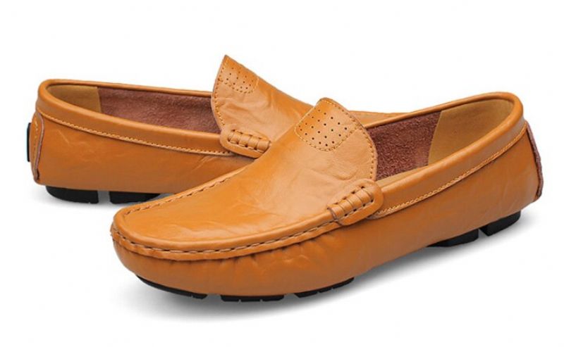 Shake Mokasyny Męskie Buty Casualowe - Czarny