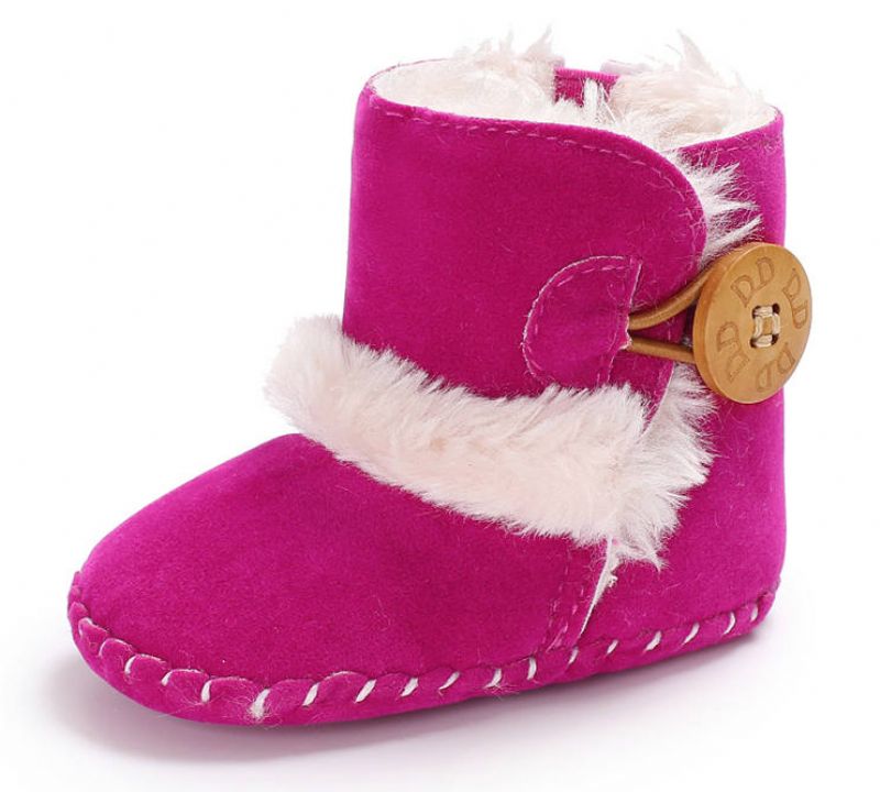Sharon Baby Dziewczęce Buty Śnieżne - Futro różane