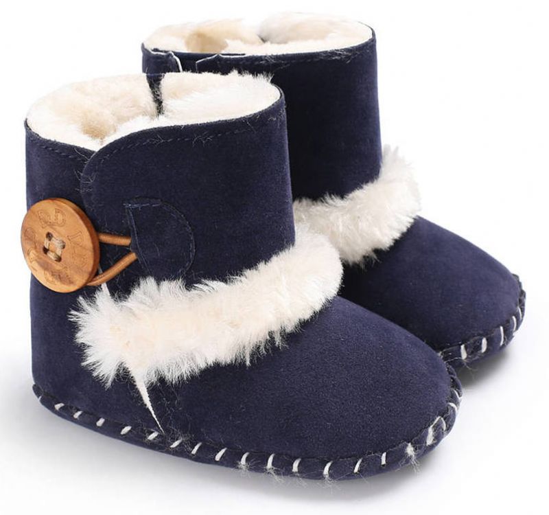 Sharon Baby Dziewczęce Buty Śnieżne - Futro różane
