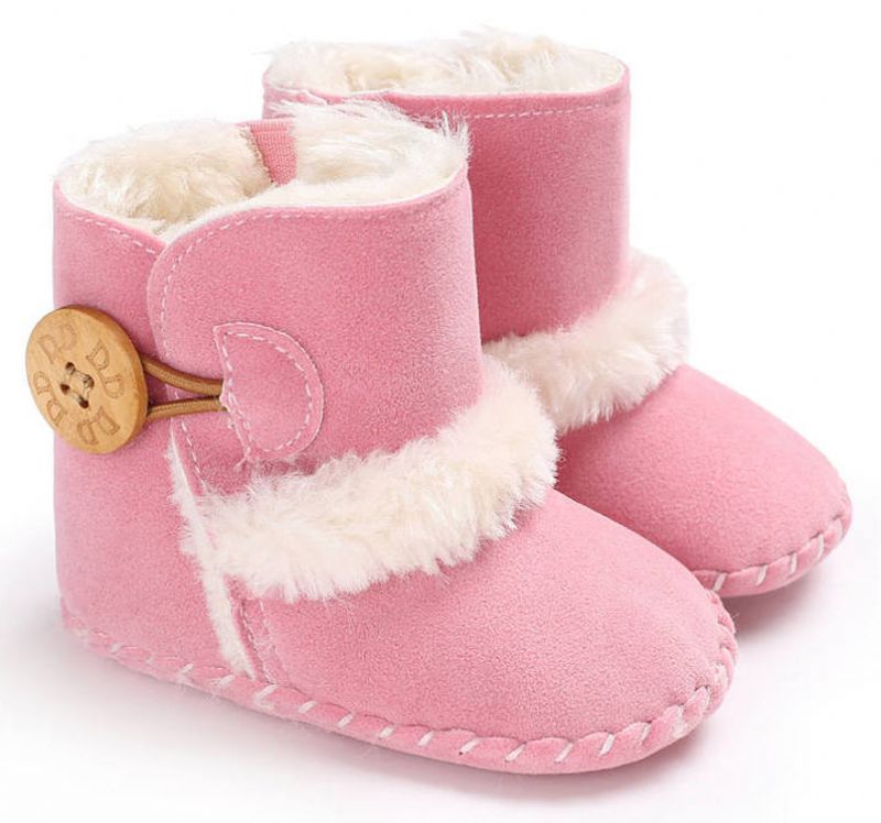 Sharon Baby Dziewczęce Buty Śnieżne - Futro różane