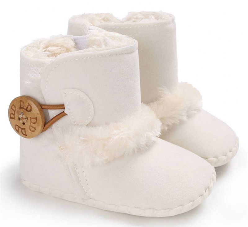Sharon Baby Dziewczęce Buty Śnieżne - Futro różane