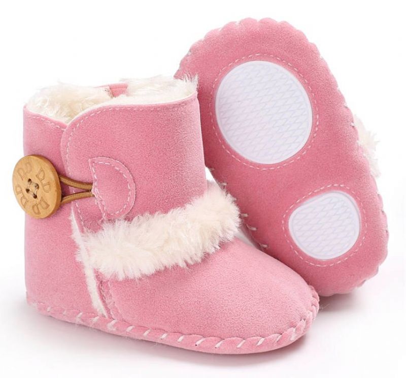 Sharon Baby Dziewczęce Buty Śnieżne - Futro różane