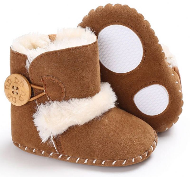 Sharon Baby Dziewczęce Buty Śnieżne - Futro różane