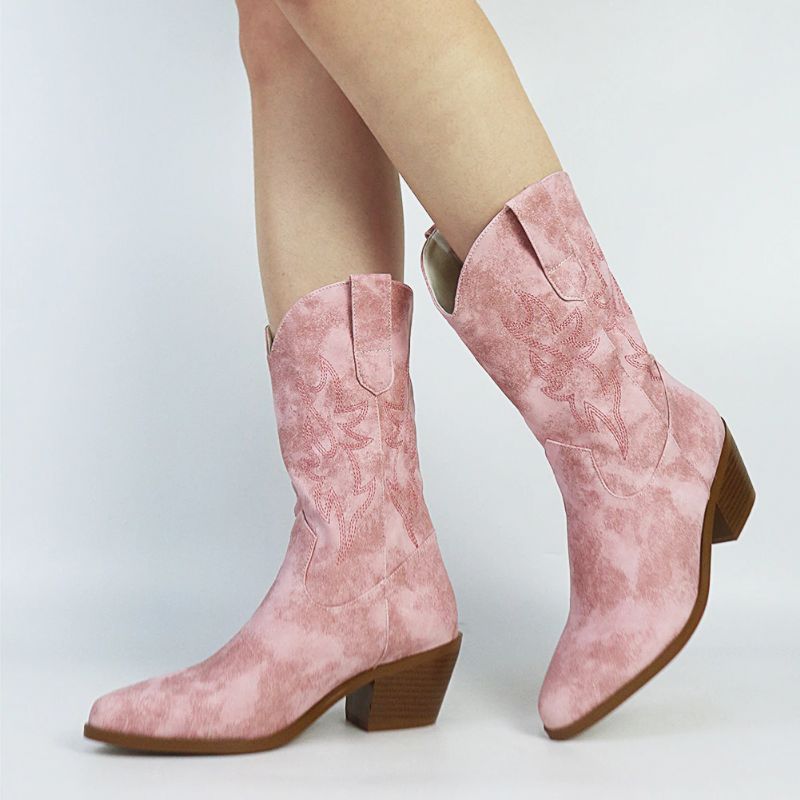 Sherlyn Damskie Buty Kowbojskie - Biały