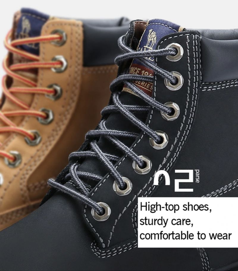 Sherman Męskie Buty Zimowe Timothy - Żółty