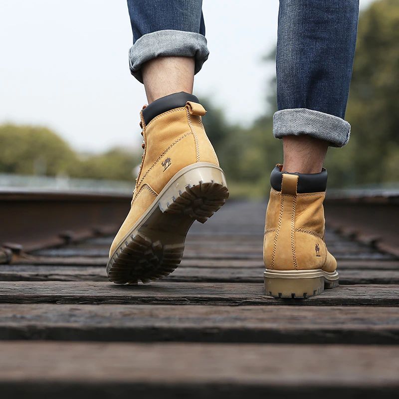Sherman Męskie Buty Zimowe Timothy - Żółty