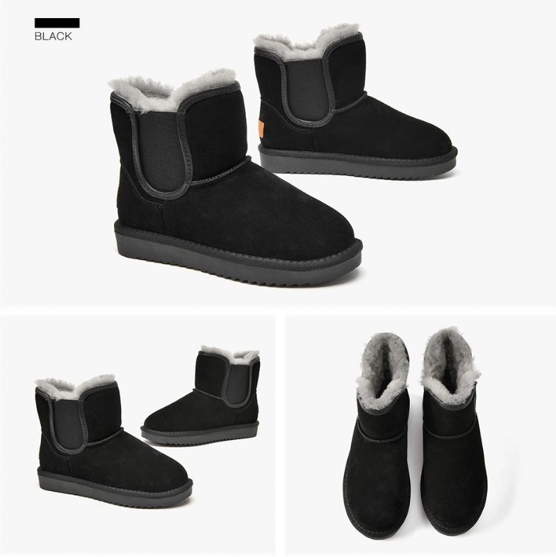 Silia Damskie Buty Śniegowe - Czarny