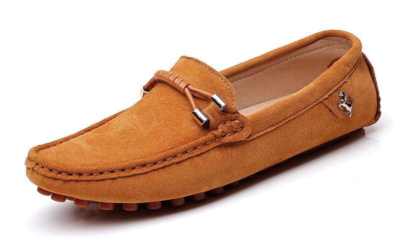 Smither Męskie Mokasyny Casualowe Buty - Zielony