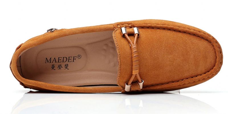 Smither Męskie Mokasyny Casualowe Buty - Zielony