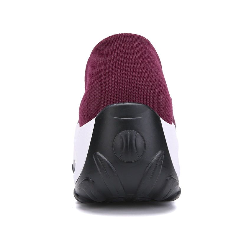Sneaker Damski Lina - Wino Czerwony