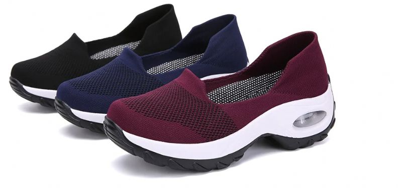 Sneaker Damski Lina - Wino Czerwony