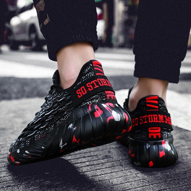 Sneakersy Męskie Joe Fashion - Czarny