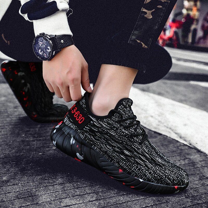 Sneakersy Męskie Joe Fashion - Czarny