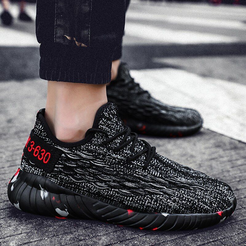 Sneakersy Męskie Joe Fashion - Czarny