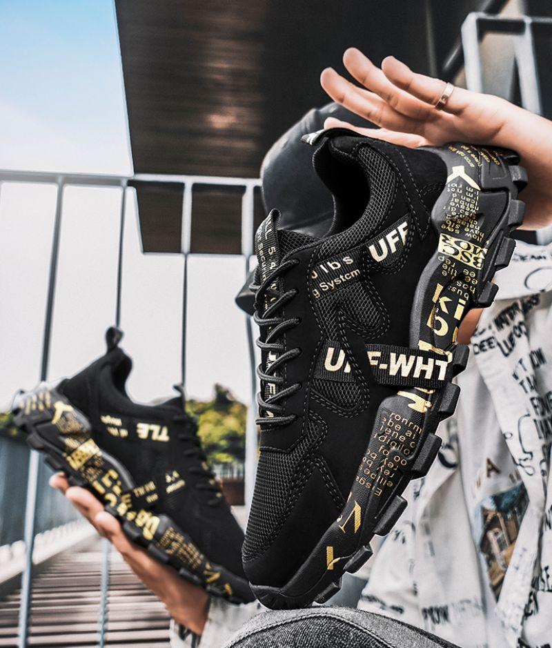 Sneakersy Męskie William Fashion - Czarny