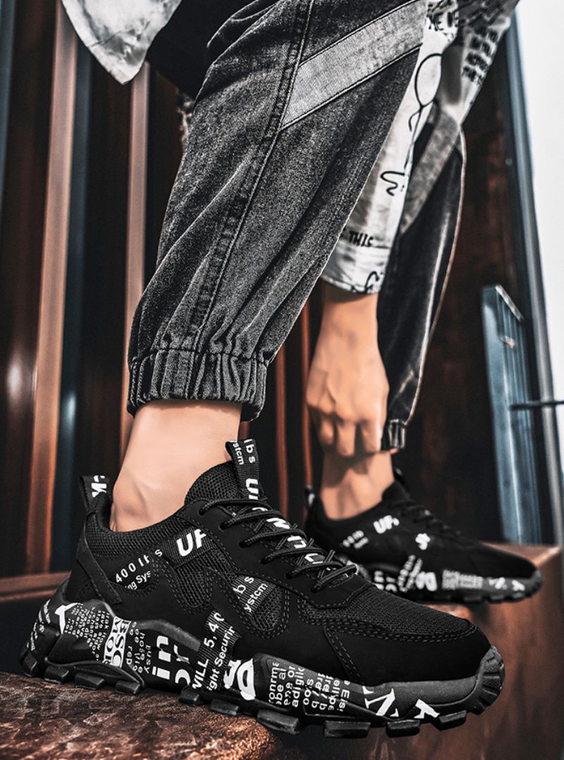 Sneakersy Męskie William Fashion - Czarny