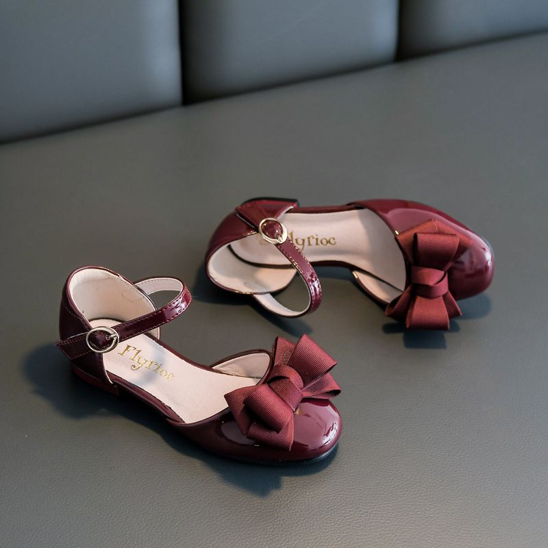 Solange Dziewczęce Buty Płaskie - Burgund