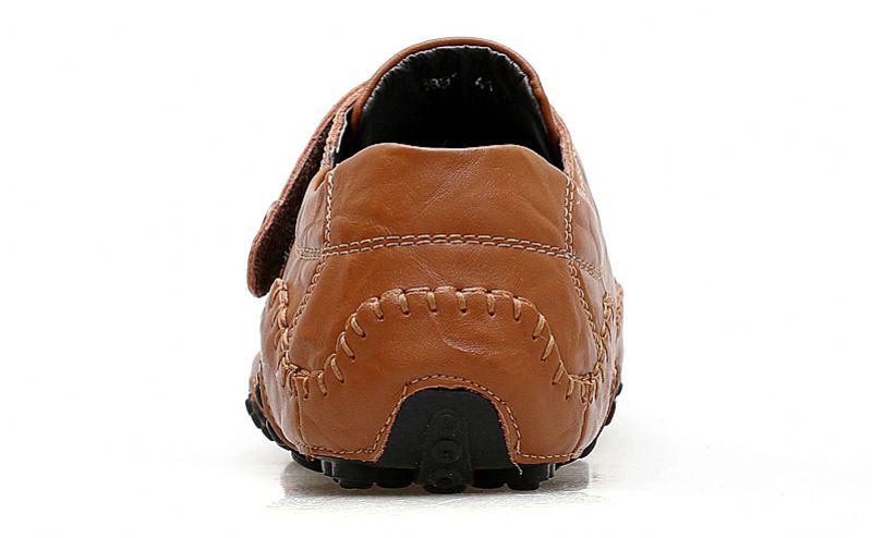 Spike Mokasyny Męskie Buty Casualowe - Brązowy