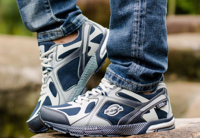 Stark Męskie Buty Do Biegania - Srebrny