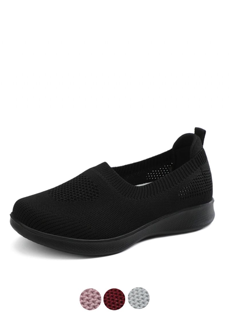 Stela Damskie Czarne Wsuwane Buty