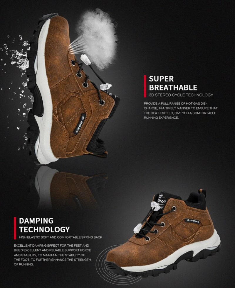 Sthephan Moda Chłopięca Boot - Brązowy