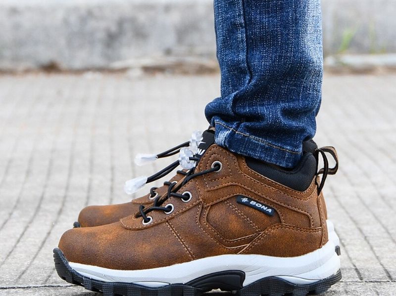Sthephan Moda Chłopięca Boot - Brązowy