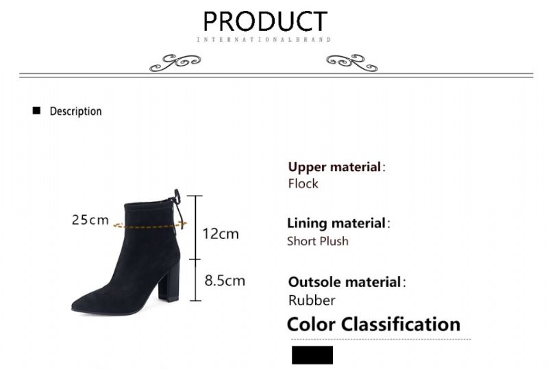 Sulena Booties Do Kostek - Czarny