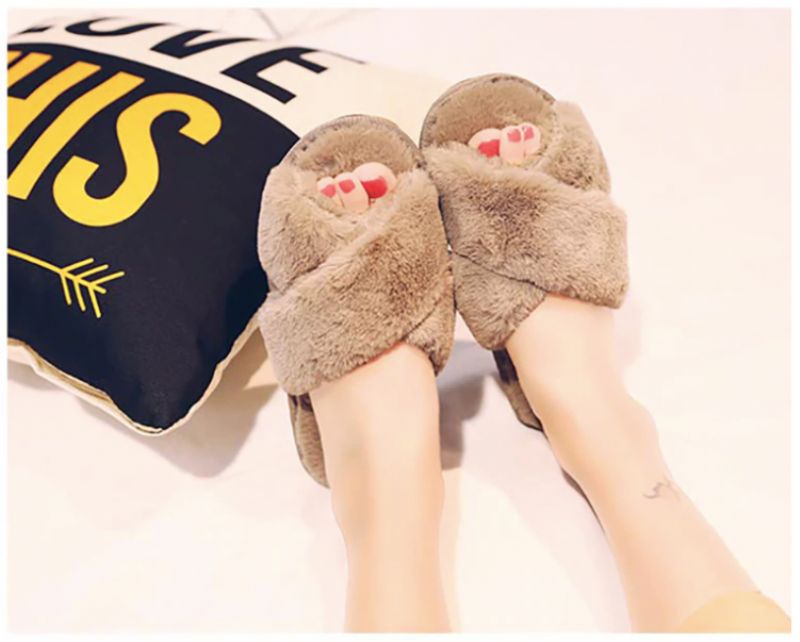 Sulis Damskie Kapcie - Khaki