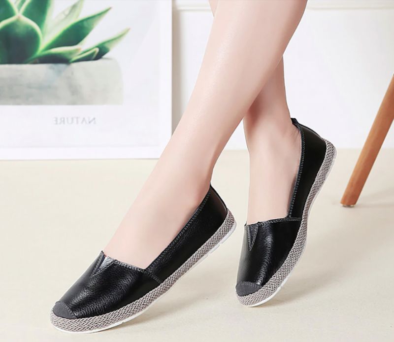 Suly Damskie Buty Mokasyny - Czarny