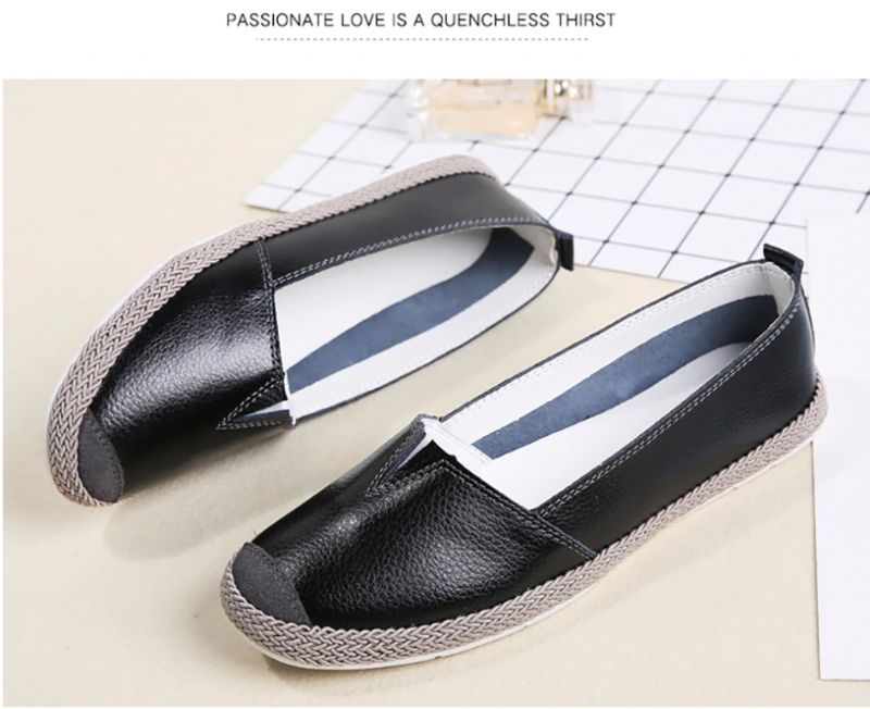 Suly Damskie Buty Mokasyny - Czarny