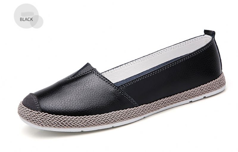 Suly Damskie Buty Mokasyny - Czarny