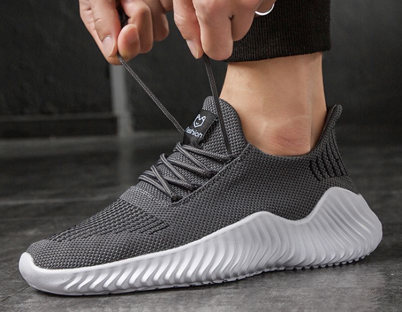 Sylvion Męskie Modne Buty Do Chodzenia - Biały