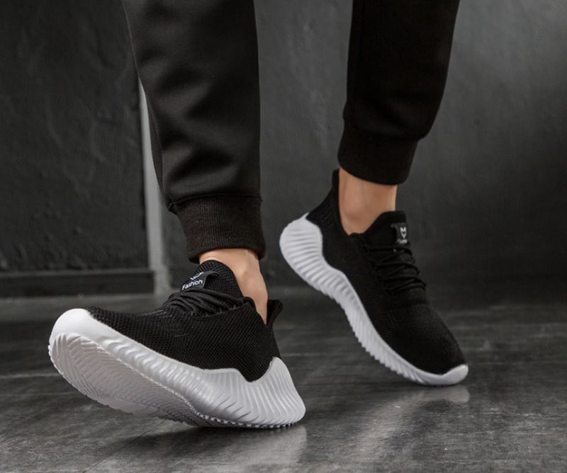 Sylvion Męskie Modne Buty Do Chodzenia - Biały