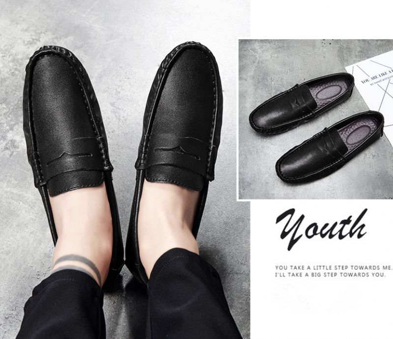 Tagliafico Męskie Mokasyny Eleganckie Buty - Biały