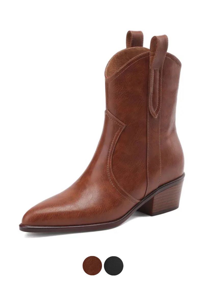Taila Damskie Krótkie Buty Chelsea