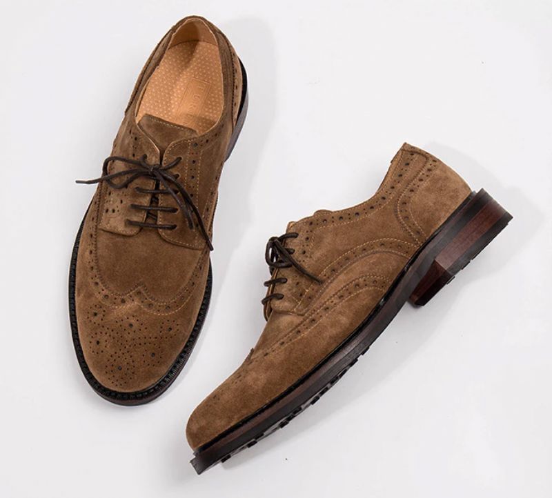 Tedy Męskie Buty Oxford - Brązowy
